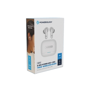 ایرباد پاورولوژی Powerology 6-Mic Hybrid ANC + ENC True Wireless Buds
