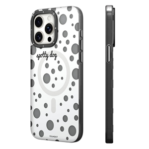 قاب YOUNGKIT یانگکیت White Polka Dots Magsafe Series مناسب برای Apple iPhone 15 Pro Max