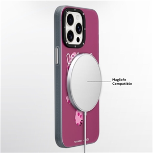 قاب YOUNGKIT یانگکیت Pink Polka Dot Cat Magsafe Series مناسب برای Apple iPhone 15 Pro