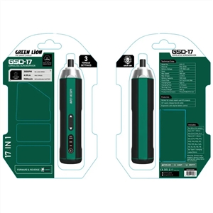 پیچ گوشتی شارژی گرین لاین Green Lion GSD-17 Screwdriver GNGSD17CS