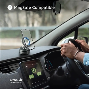 هولدر وکیومی مگ سیف گرین Green Lion Suction Phone Holder GNGX40SPLBK