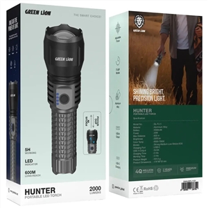 چراغ قوه LED گرین لاین Green Lion Hunter Portable GNHLEDFL11