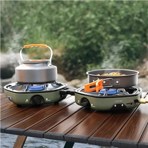 اجاق گاز کمپینگ 2 در 1 شش ضلعی گرین لاین مدل GNTWNFLMGN