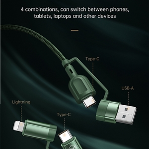 کابل تبدیل USB / USB-C به لایتنینگ / USB-C مک دودو مدل MC-CA-8070 طول 1.2 متر