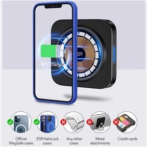 شارژر و نگهدارنده مگسیف داخل خودرو ESR Dashboard Wireless Car Charger (HaloLock)