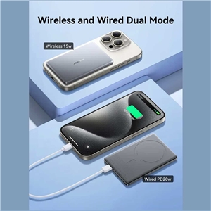 پاوربانک وایرلس 5000 مگنتی جویروم Joyroom JR-PBM08 توان 20 وات