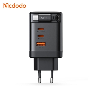 آداپتور شارژ 4 پورت 100W مکدودو با کابل جمع شونده Mcdodo GaN Charger 100W ch-847