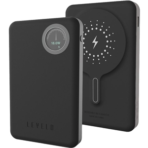 پاوربانک وایرلس 10000 لولو Levelo Marbella MagSafe Leather Power Bank LVLMRBL10KORG