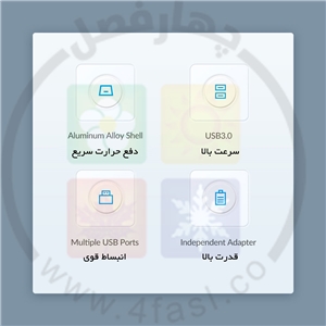 هاب 7 پورت آلومینیومی مدل ORICO M3U7-10