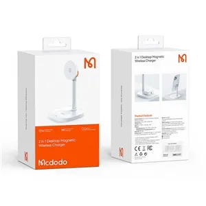 شارژر بی سیم مک دودو Mcdodo CH-7340 2 In 1 Desktop Wireless Charger Stand