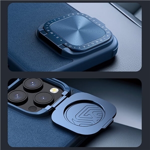 قاب چرمی محافظ دوربین نیلکین مدل Prop مناسب برای Apple iPhone 15 Pro Max