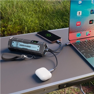 پاوربانک 20000 با چراغ قوه پاورولوژی Powerology TorchPower PPBCHA91BK