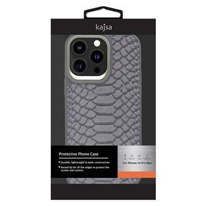 قاب برند کجسا Kajsa مدل Glamorous Snake Pattern مناسب برای Apple iPhone 14 Pro Max