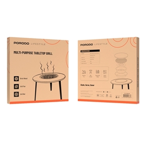 میز کمپینگ چندکاره پرودو همراه با گریل رومیزی مدل PD-LFST006