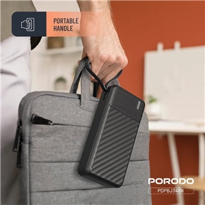 پاوربانک پیانو پرودو Porodo Piano 20000mAh Power Bank PDPBJ34BK