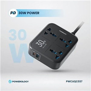 چند راهی برق 3250 وات پاورولوژی Powerology Power Strip PWCUQC037