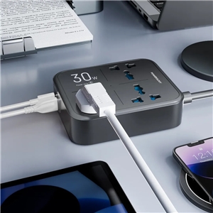 چند راهی برق 3250 وات پاورولوژی Powerology Power Strip PWCUQC037