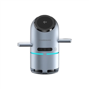 شارژر وایرلس به همراه اسپیکر پاورولوژی مدل PWCUQC039 POWEOLOGY