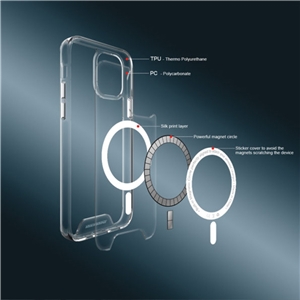 قاب مگ سیف آیفون 12 پرو برند راکرز مدل Rockrose Mirror Mag case iPhone 12 Pro