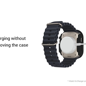 کاور آلومینیومی بهمراه گلس برند KZDOO مدل Armor مناسب برای Apple Watch 45mm