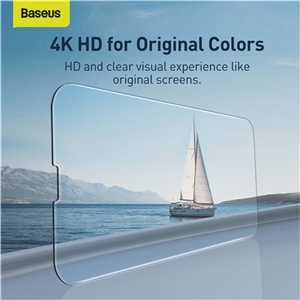 پک 2تایی محافظ صفحه شیشه ای تمام صفحه آیفون Apple iPhone 13 Pro Max Baseus Glass Film SGBL020202