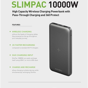 پاوربانک انرژیا مدل SlimPac 10000W