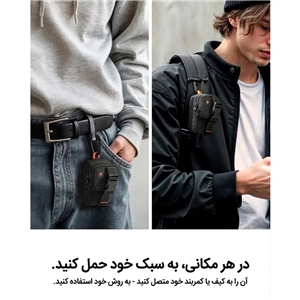 کیف لوازم جانبی مگ‌سیف اسپیگن مدل Spigen Snap Zip Mag Fit