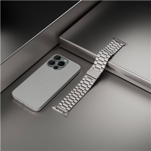 بند استیل برند Levelo مدل DAYTONA مناسب برای اپل واچ 42/44/45/49 میلی متری