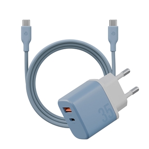 ست شارژر دیواری 35W و کابل USB-C بازیک Velox Bundle EU