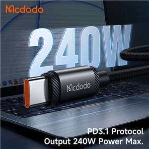 کابل شارژ سریع تایپ سی به تایپ سی 240 واتی مک دودو مدل MCDODO CA-3680 طول 1.2متر