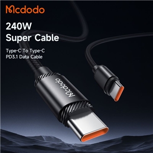 کابل شارژ سریع تایپ سی به تایپ سی 240 واتی مک دودو مدل MCDODO CA-3680 طول 1.2متر
