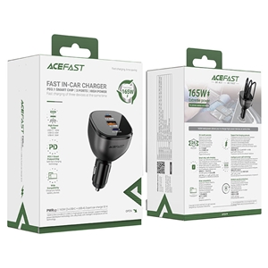 شارژر فندکی ایس فست ACEFAST B14 PD3.1 Fast Charger توان 165 وات