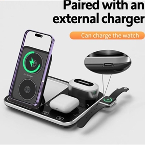 شارژر رومیزی گرین لاین مدل Wireless Charging Station2 4 in 1