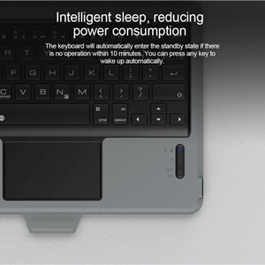 کیف کلاسوری کیبورد دار نیلکین مدل Bumper Combo Keyboard مناسب برای تبلت سامسونگ Galaxy Tab S7