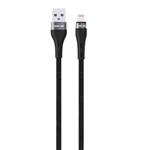 کابل شارژ لایتنینگ 1 متر گرین لاین Green Lion Braided Cable GNBRUSALGBK