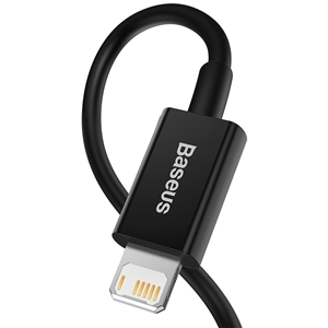 کابل لایتنینگ بیسوس Baseus Superior Series USB to iP CALYS-01 طول 25 سانتی متر و توان 2.4 آمپر