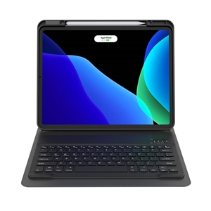 کیس سیلیکونی به همراه کیبورد آیپد ایر 10.9 بیسوس Baseus Brilliance keyboard case iPad Air 4 / Air 5 10.9 ARJK000013