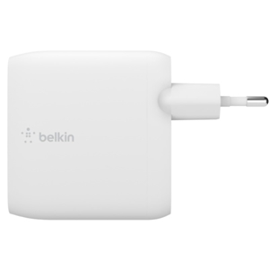 شارژر دیواری شارژ سریع USB-C دوپورت 68 وات بلکین مدل WCH003vfWH