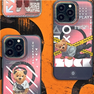 قاب مگ سیف برند Zuck Bear مدل New York Never Sleeps Magsafe Queens Spark مناسب برای آیفون iPhone 15 Pro