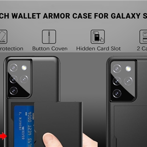 قاب جیتک گلکسی اس 21 اولترا مدل G-Tech Wallet Armor case Galaxy S21 Ultra