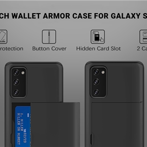 قاب جیتک گلکسی اس 20 اف ای مدل G-Tech Wallet Armor case Galaxy S20 FE
