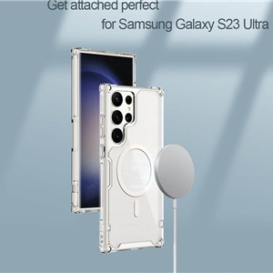 کاور نیلکین مدل Nature TPU Pro Magnetic مناسب برای گوشی موبایل سامسونگ Galaxy S23 Ultra