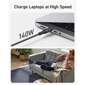 کابل USB-C به USB-C انکر مدل Anker A80F2