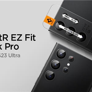 محافظ لنز دوربین اسپیگن مدل Glas.tR EZ Fit برای Galaxy S23 Ultra