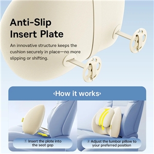 بالش کمری طبی بیسوس Baseus Dual-Layer Car Lumbar Pillow VH2 C01201