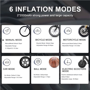 کمپرسور باد شارژی شیائومی Xiaomi MJCQB06QW Portable Electric Air Compressor 2