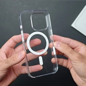 قاب اورجینال شفاف مگ سیف دار اپل برای iPhone 16 Pro Max