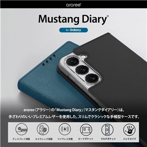 کیف چرمی آراری سامسونگ Samsung Galaxy S23 Ultra Araree Mustang Diary
