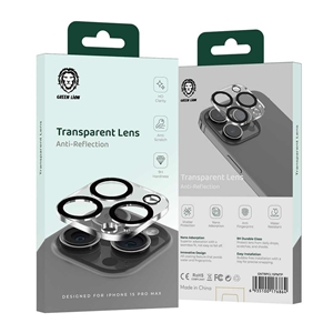 محافظ لنز دوربین گرین لاین Apple iPhone 15 Pro  Green Lion Transparent Lens
