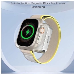 شارژ اپل واچ دوسر یو اس بی و تایپ سی کوتسی Coteci Dual Interface Iwatch Charger 26003